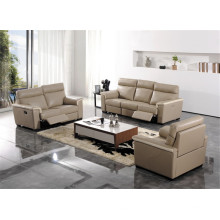 Sofá de salón con sofá moderno de cuero genuino (431)